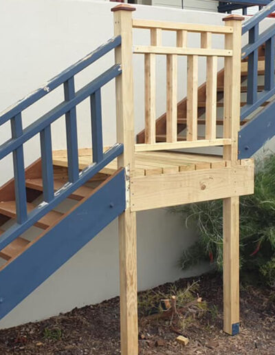 Custom timber decking built for outdoor living