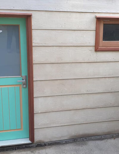 Experienced carpenter completing a timber project