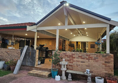 Timber patio built for outdoor living in Albany