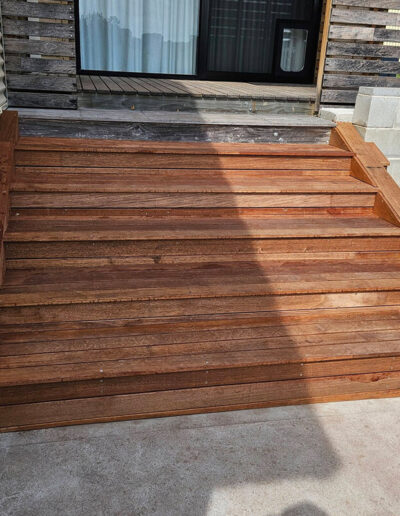 Timber fence installed by experienced local carpenters